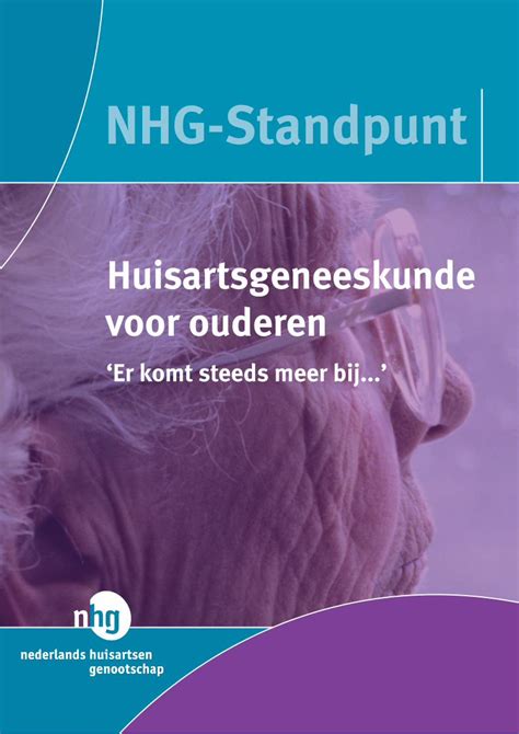 PDF NHG Standpunt Huisartsgeneeskunde Voor Ouderen NHG Standpunt