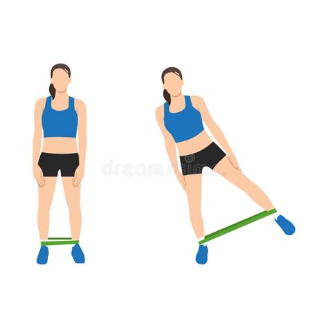 Booty Workout Resistance Bands Stock Illustrations 26 Booty Workout Resistance Bands Stock