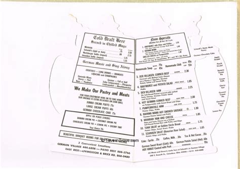 Item #34071 1969 Schmidt's Sausage Haus Menu Cover