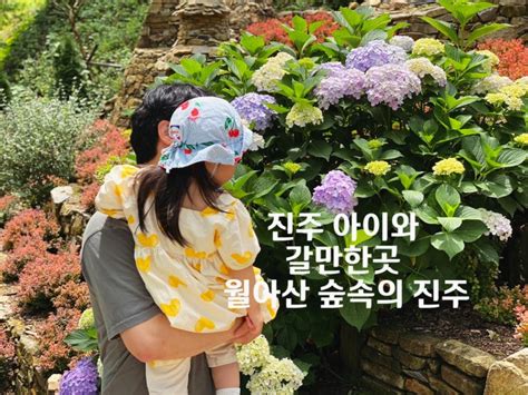 진주 아이와 가볼만한곳 월아산자연휴양림 우드랜드 수국축제 네이버 블로그