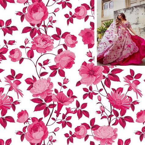 Orgenza Organza Digital Printed Fabric Multicolour At Rs 55 Meter In Surat