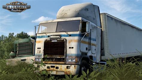 Abandoned Rusty Freightliner FLB American Truck Simulator YouTube