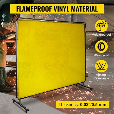 Vevor Welding Curtain Welding Screen X Flame Proof Vinyl With