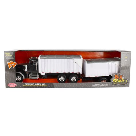 1 16 Big Farm Lights Sounds Peterbilt Model 367 Straight Truck W