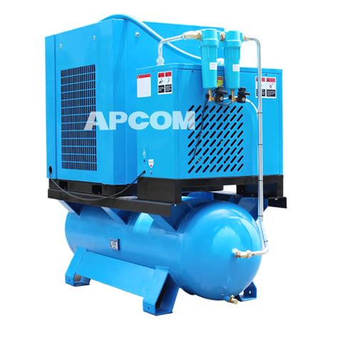 Apcom Water Lubrication Rotary Combined Oil Free Screw Air Compressor