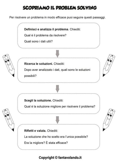 Schede Didattiche Scuola Primaria Il Problem Solving Fantavolando