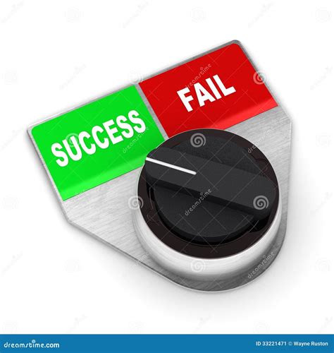 Success Vs Fail Switch Stock Illustration Illustration Of Creativity