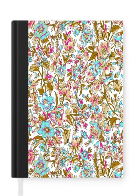 Carnet Carnet Motifs Fleurs Vintage Carnet Format A Bloc