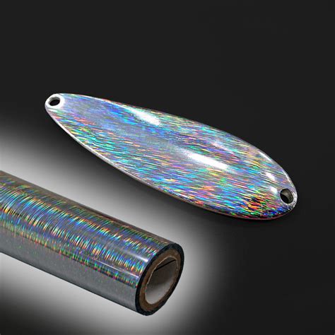 Hot Stamping Fishing Lure Holographic Foil Roll For Fishing Skins Plastic Packaging