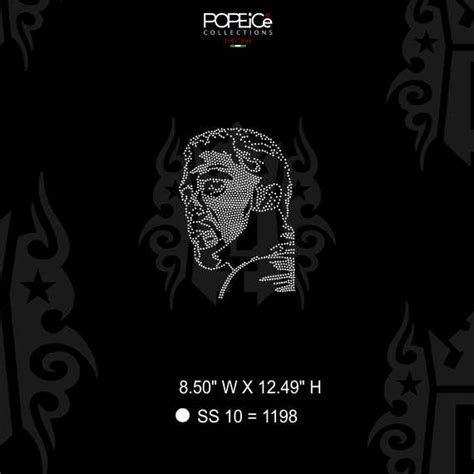 Chadwick Boseman V2 Rhinestone Template – Popeice Collections