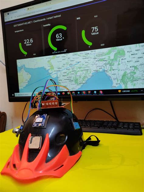 Iot Based Smart Helmet For Mining Workers Adafruit The Electronic Hub