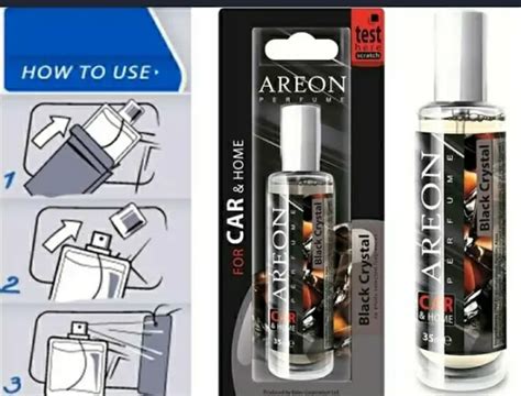 AREON Black Crystal Spray 35ml I Car Perfume