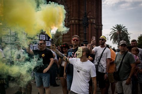 Las Impactantes Im Genes De La Manifestaci N De Taxistas