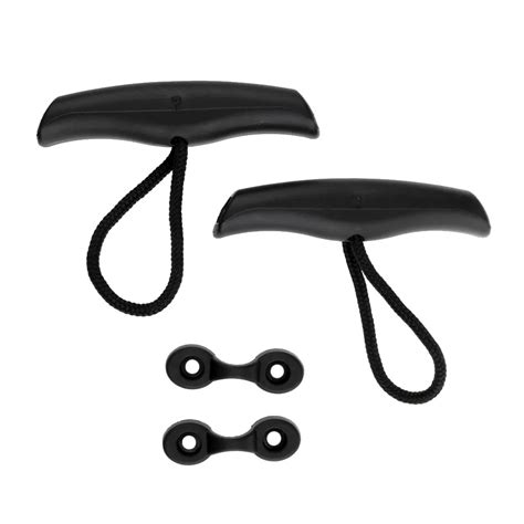 2 Pieces Kayak Canoe Boat Toggle Carry Handles Replacement With Deck