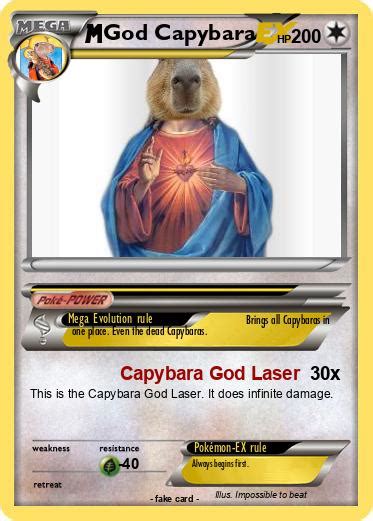 Pokémon God Capybara Capybara God Laser My Pokemon Card