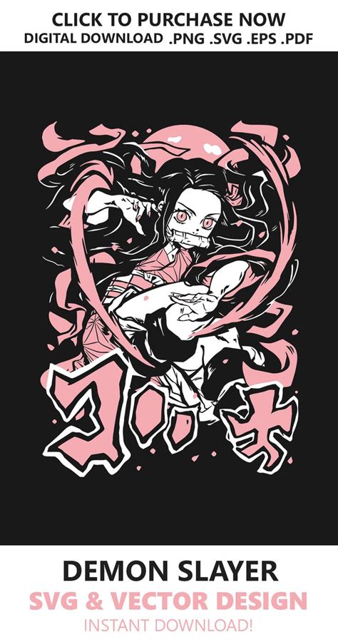 Inspired From The Popular Manga And Animated Tv Show Demon Slayer A Design Of Nezuko Kamado