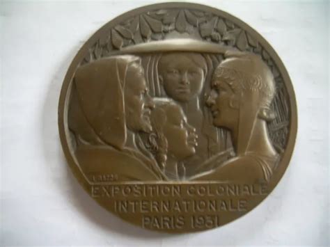 Medaille En Bronze Exposition Coloniale Internationale De Paris