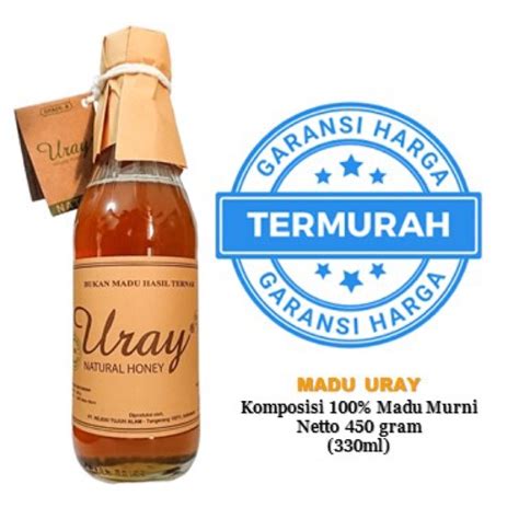 Jual Madu Murni Uray 450gram 330ml Shopee Indonesia