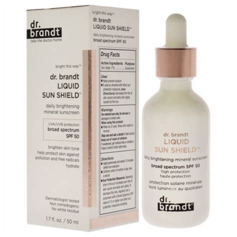 Liquid Sun Shield Spf Sunscreen By Dr Brandt For Unisex Oz