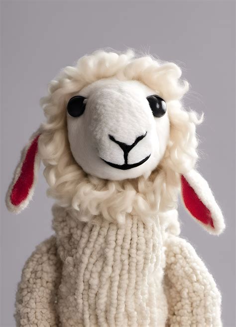 Wooly Lamb Sock Puppet Ai Generated Artwork Nightcafe Creator