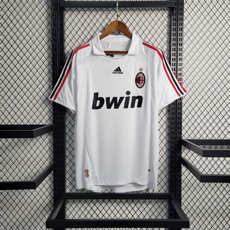 Camisa Retrô Milan II 2007 08 Branca