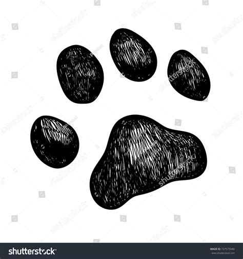 Dog paw draw Images, Stock Photos & Vectors | Shutterstock