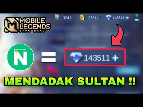 Mendadak Sultan Cara Mendapatkan Diamond Mobile Legend Gratis Tanpa