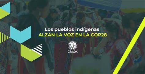 Los pueblos indígenas alzan la voz en la COP28 CEMDA