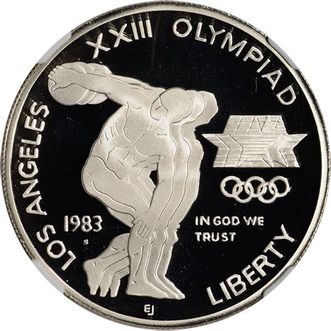 1983 S Us Olympic Commemorative Proof Silver Dollar Ngc Pf69 Ucam Ebay