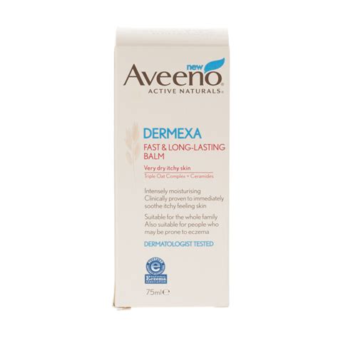 Buy Aveeno Dermexa Fast And Long Lasting Balm 75ml Chemist Direct