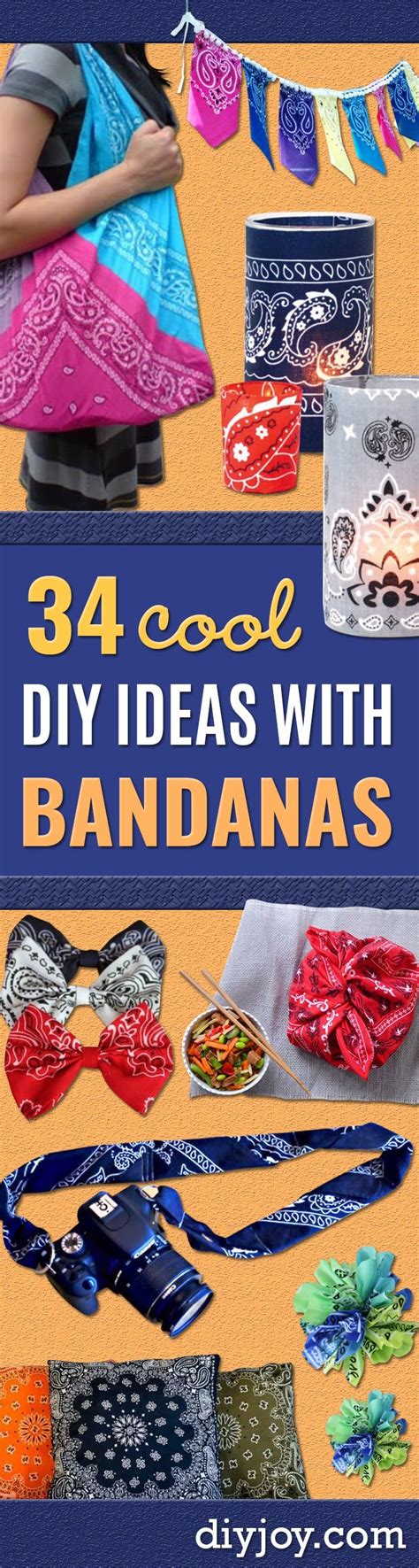 34 Diy Ideas With Bandanas