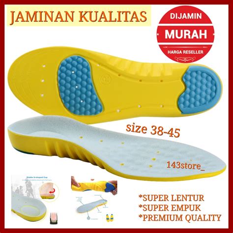 Jual SUPER EMPUK INSOLE SEPATU PRIA DAN WANITA SOL SEPATU ALAS