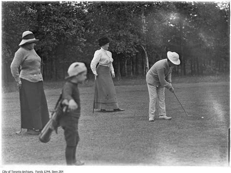 Old Golf Photographs From The City Of Toronto Archives Punch Club Matt