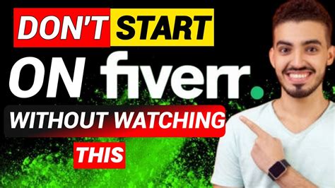 6 Things To Know Before Starting On Fiverr Fiverr Tips And Tricks For Beginners In 2024 Youtube