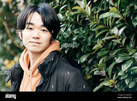 Japanese Man Portrait Stock Photo Alamy