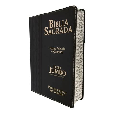 Biblia Jumbo Letra Extra Gigante Harpa Corrigida Shopee Brasil