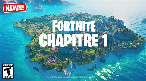 La Map Du Chapitre 1 Est De Retour Sur Fortnite Youtube