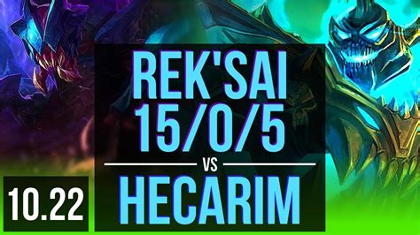 Rek Sai Vs Hecarim Jungle Legendary Games Br Master