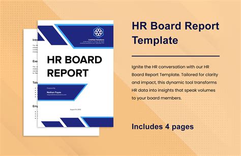 HR Board Report Template in Word, PDF, Google Docs - Download | Template.net