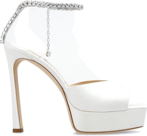 Jimmy Choo Saeda Embellished Platform Sandals ShopStyle