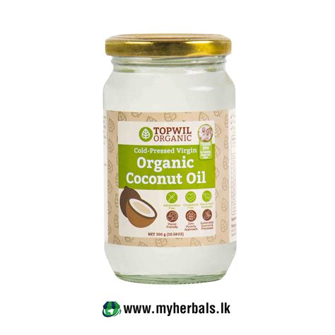 Cold Pressed Organic Virgin Coconut Oil 300g My Herbals