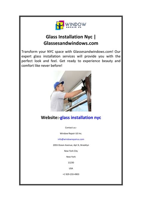 PPT Glass Installation Nyc Glassesandwindows PowerPoint