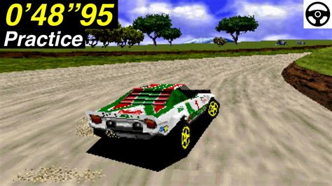 Desert Fastest Lap Ss Ntsc J Sega Rally Championship Plus