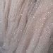 Nude Rhinestone Pearls Lace Fabric Bead Mesh Lace Sexy Mesh Dress Pearls Lace Fabric Tulle