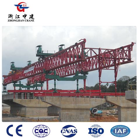 Jqgs 180t 60m Single Girder Beam Launcher For Bridge Highway China