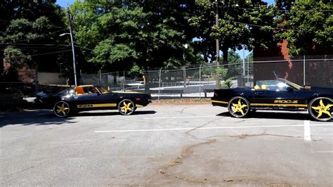 2nd Gen Z28 Chevy Camaro And Iroc Z Show Matching 24 Inch Donk Wheels