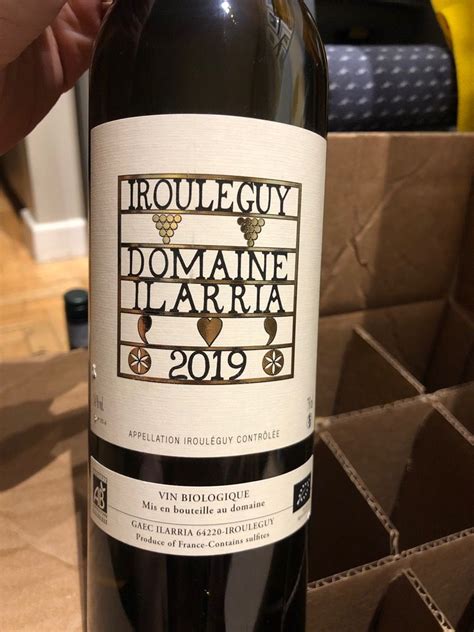 Domaine Ilarria Iroul Guy Blanc France Southwest France Pays