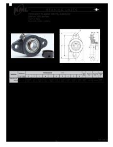 Safln Fln Flange Narrow Bolt Diamond Kmlbearingusa