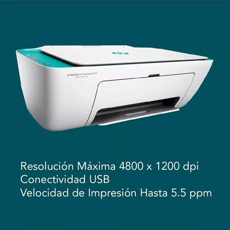 Impresora Multifuncional Tinta Hp Deskjet Ink Advantage 2675 S 277