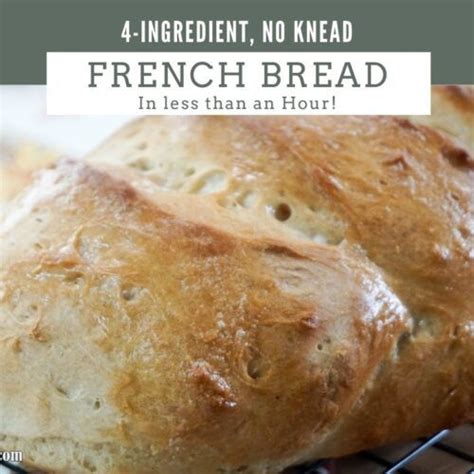 4 Ingredient French Bread Recipe Easy Bread Recipes Bread Recipes Homemade French Bread Recipe